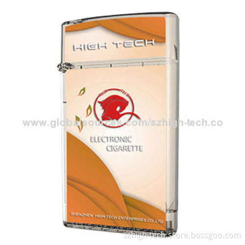 Electronic cigarette with square, can print your logo by heat transfer printing